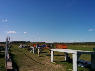 Eldon enjoying his new glider
