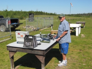Canada Day - Dave with his Eflite P-47D.