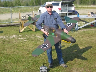 Glen with his new BF-109F.