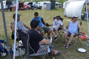 Fun Fly 2015 - A few of the guys hiding in the shade.