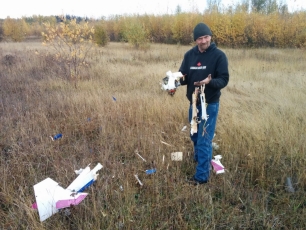 Chris's Funtana crash. Witnesses of this crash still cringe when they hear an ASP91FS accelerating.